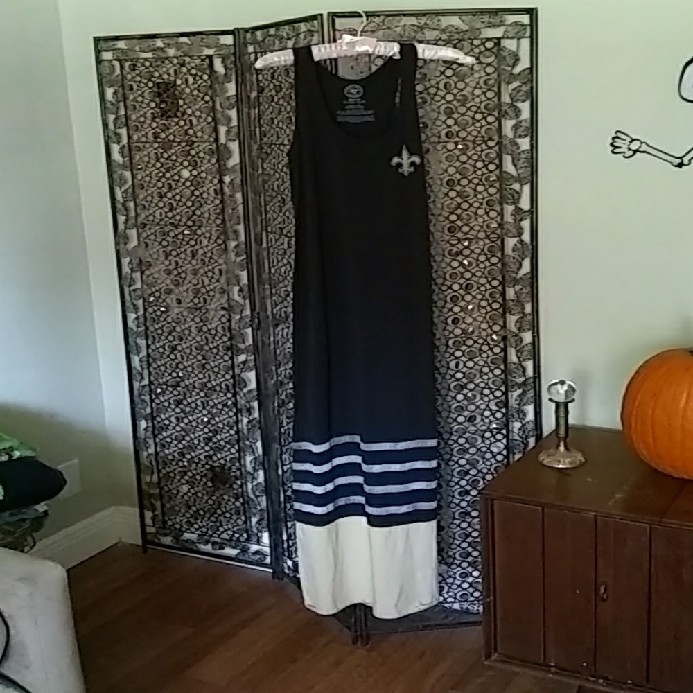 New Orleans Saints Maxi Dress Size Medium